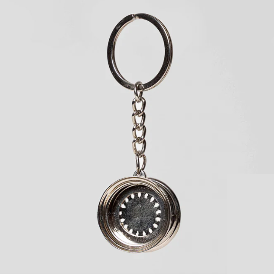 Brilliant Silver Keychain