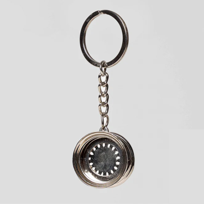 Brilliant Silver Keychain