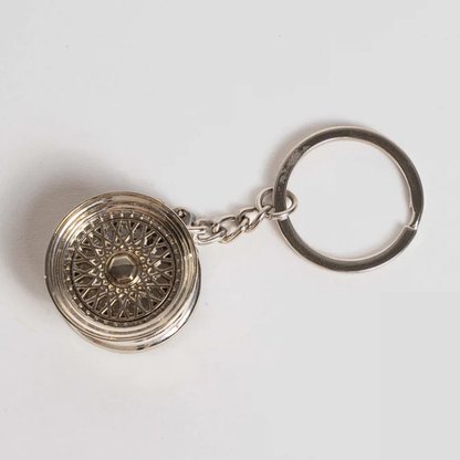 Brilliant Silver Keychain